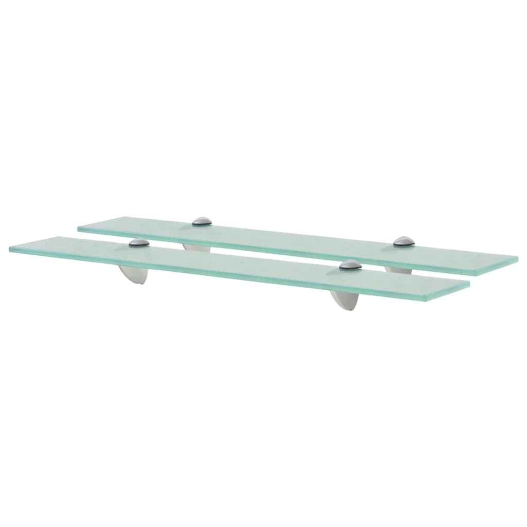 Prateleiras flutuantes 2 pcs vidro 60x20 cm 8 mm