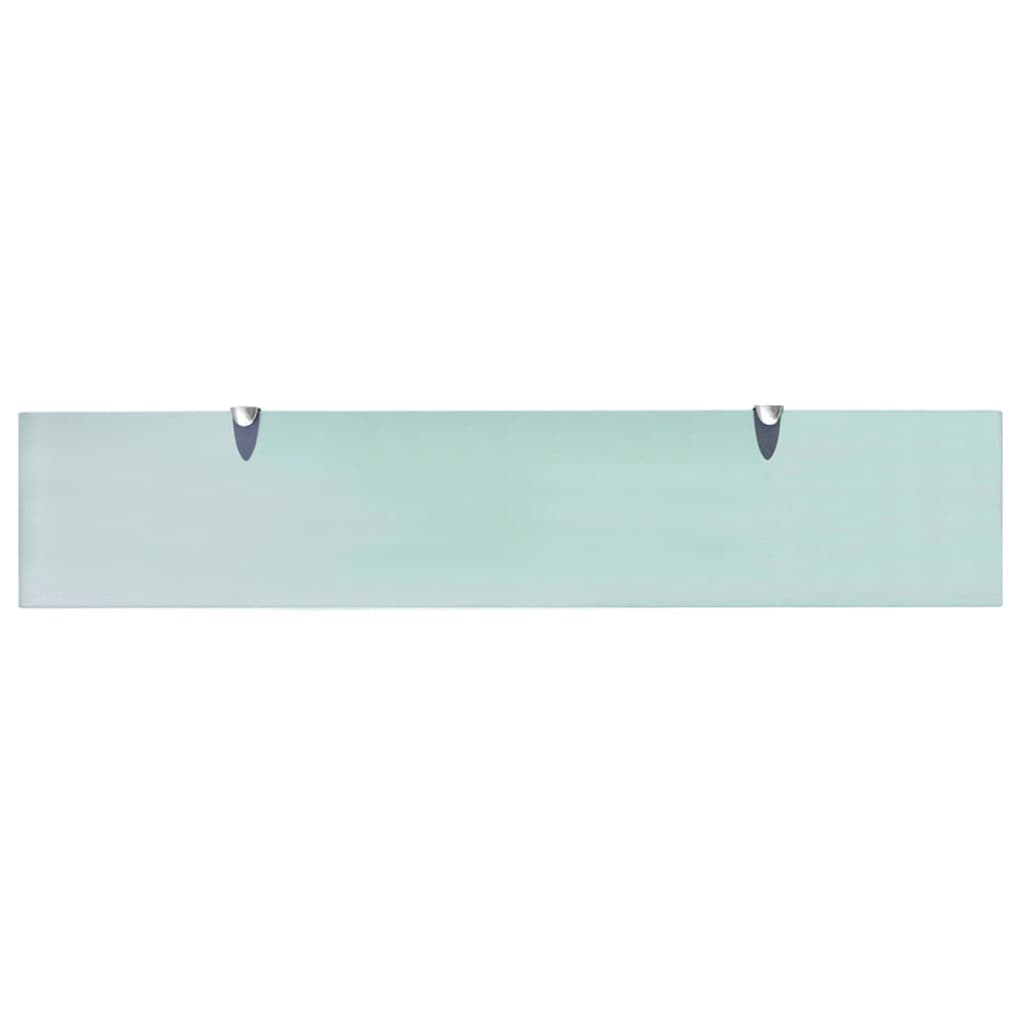 Prateleiras flutuantes 2 pcs vidro 100x20 cm 8 mm