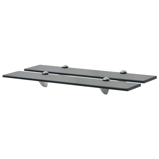 Prateleiras flutuantes 2 pcs vidro 60x20 cm 8 mm