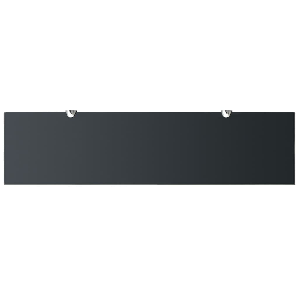 Prateleiras flutuantes 2 pcs vidro 80x20 cm 8 mm