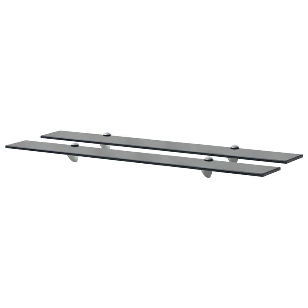 Prateleiras flutuantes 2 pcs vidro 90x20 cm 8 mm