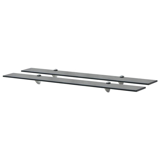 Prateleiras flutuantes 2 pcs vidro 90x20 cm 8 mm