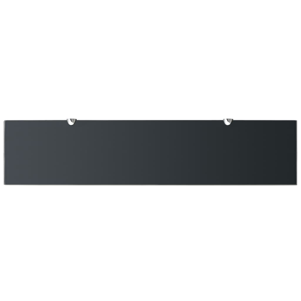 Prateleiras flutuantes 2 pcs vidro 90x20 cm 8 mm