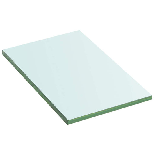 Prateleiras 2 pcs 20x12 cm vidro transparente