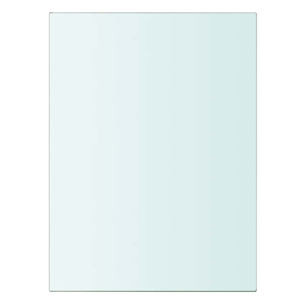 Prateleiras 2 pcs 20x15 cm vidro transparente