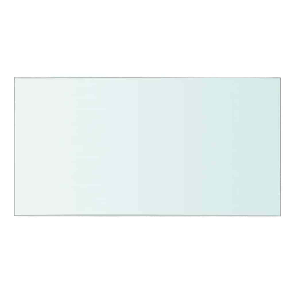 Prateleiras 2 pcs 30x12 cm vidro transparente