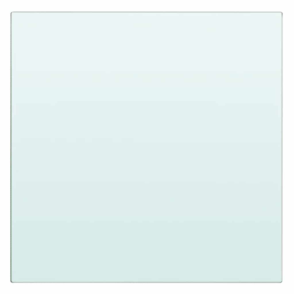 Prateleiras 2 pcs 30x25 cm vidro transparente