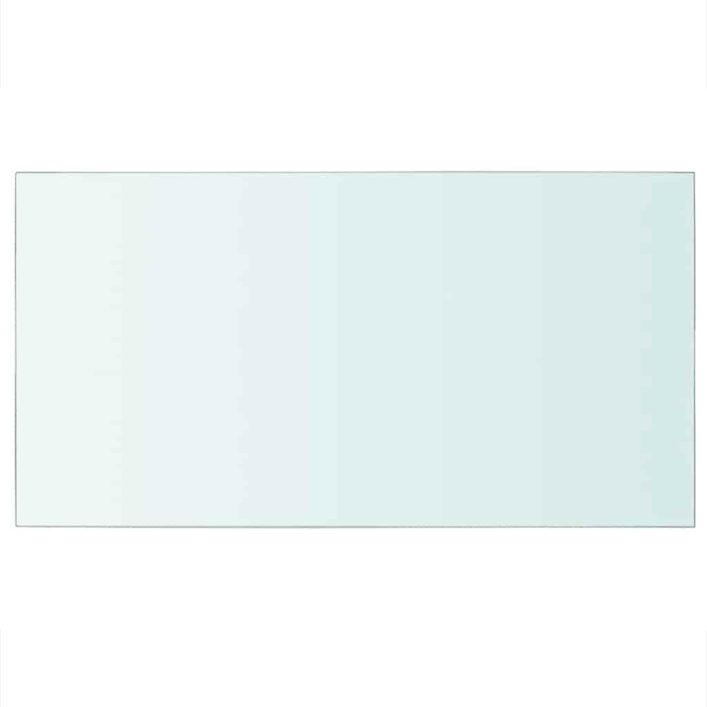 Prateleiras 2 pcs 40x25 cm vidro transparente