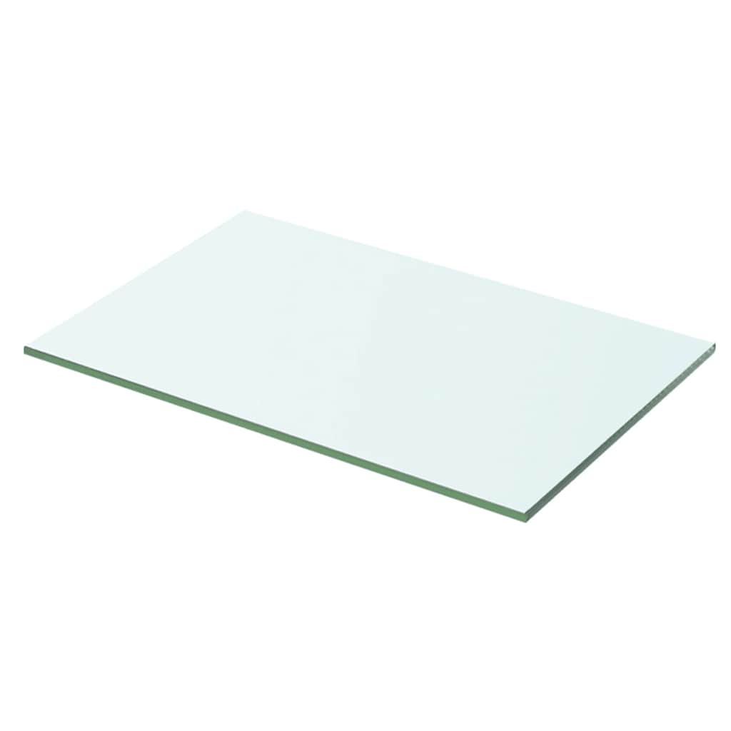 Prateleiras 2 pcs 50x25 cm vidro transparente