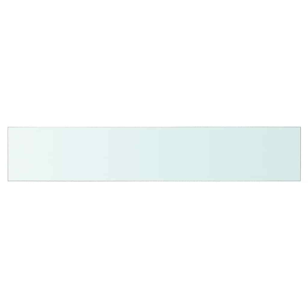 Prateleiras 2 pcs 70x12 cm vidro transparente