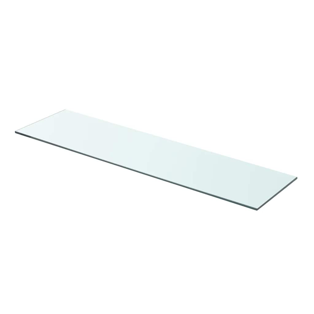 Prateleiras 2 pcs 80x20 cm vidro transparente
