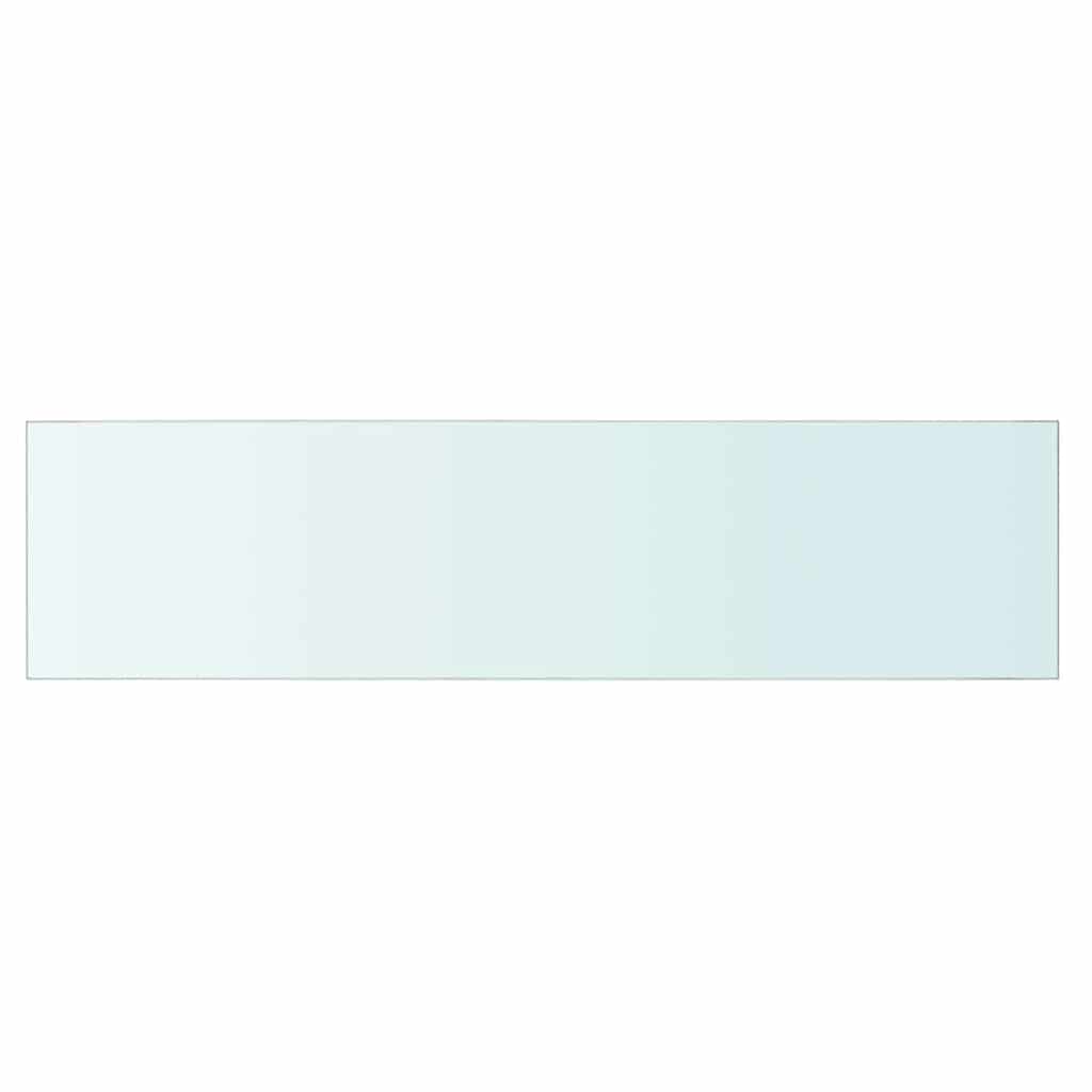 Prateleiras 2 pcs 80x20 cm vidro transparente