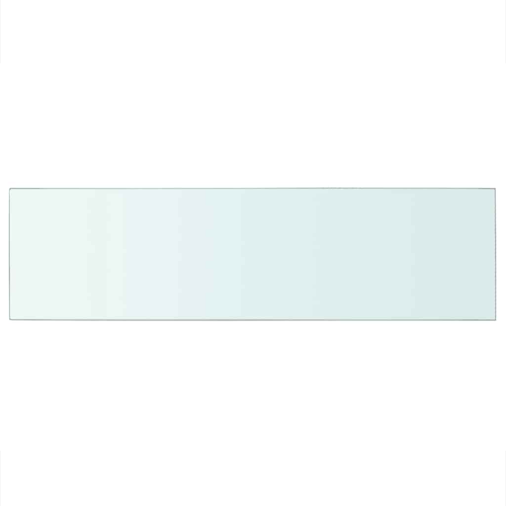 Prateleiras 2 pcs 90x25 cm vidro transparente