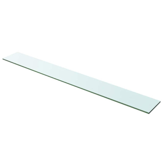 Prateleiras 2 pcs 100x12 cm vidro transparente