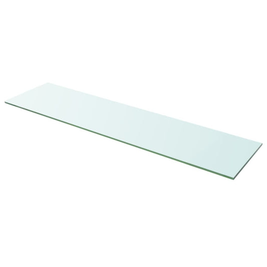 Prateleiras 2 pcs 100x25 cm vidro transparente