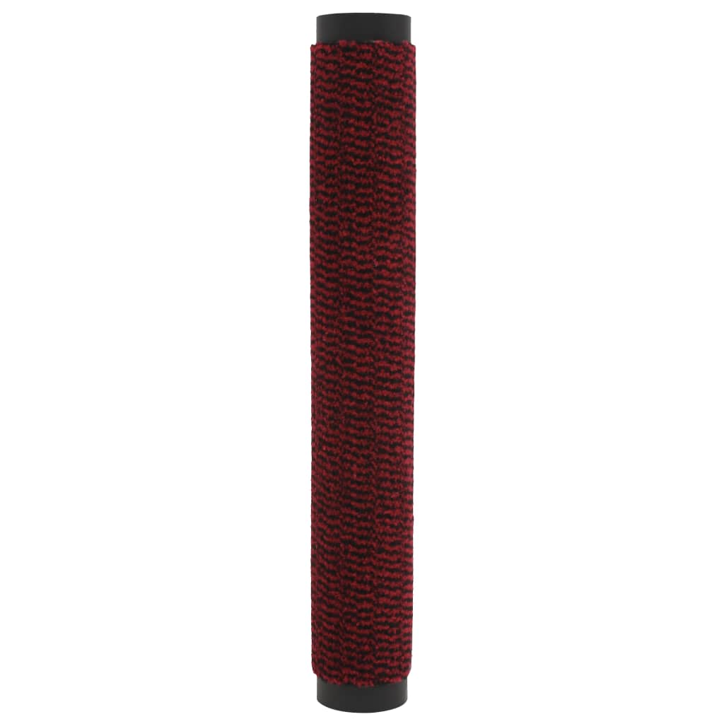 Tapete controlo pó retangular tufado 2pcs 40x60cm vermelho