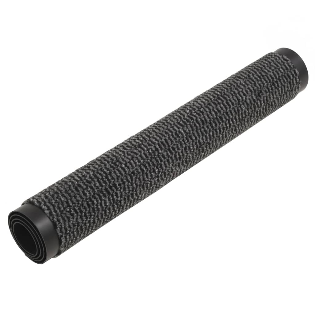 Tapete controlo pó retangular tufado 2pcs 60x90cm antracite