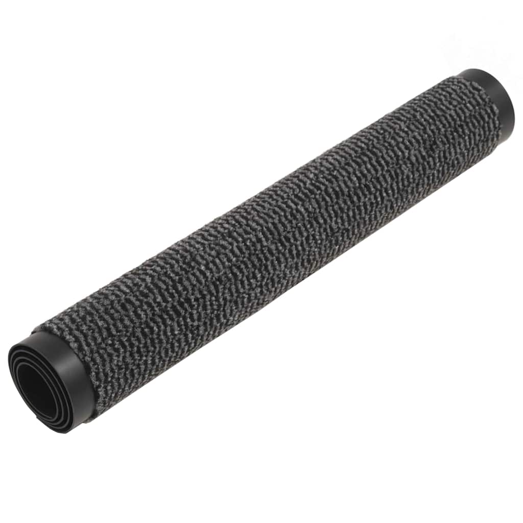 Tapete controlo pó retangular tufado 2pcs 80x120cm antracite