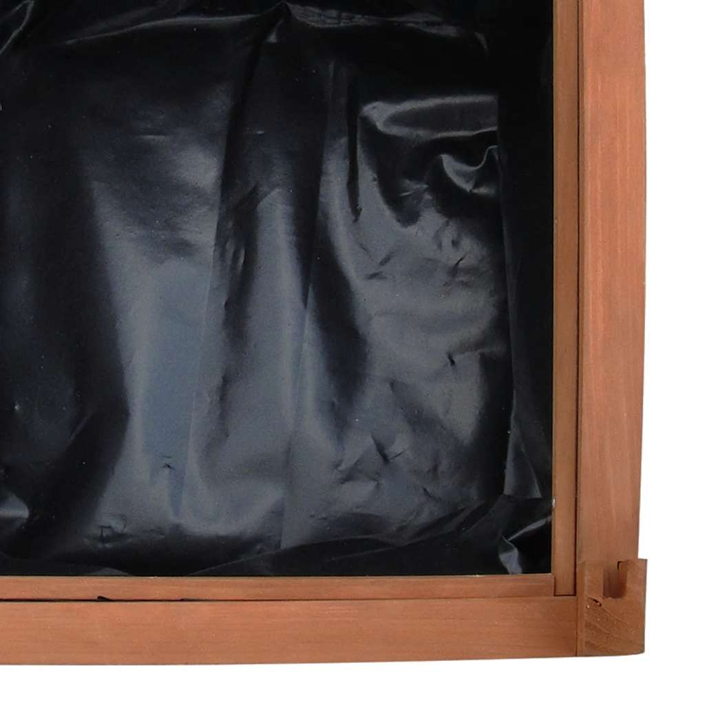 Vasos/floreiras 2 pcs 50x50x50 cm madeira de abeto