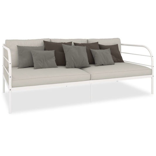 Estrutura sofá-cama 90x200 cm metal branco
