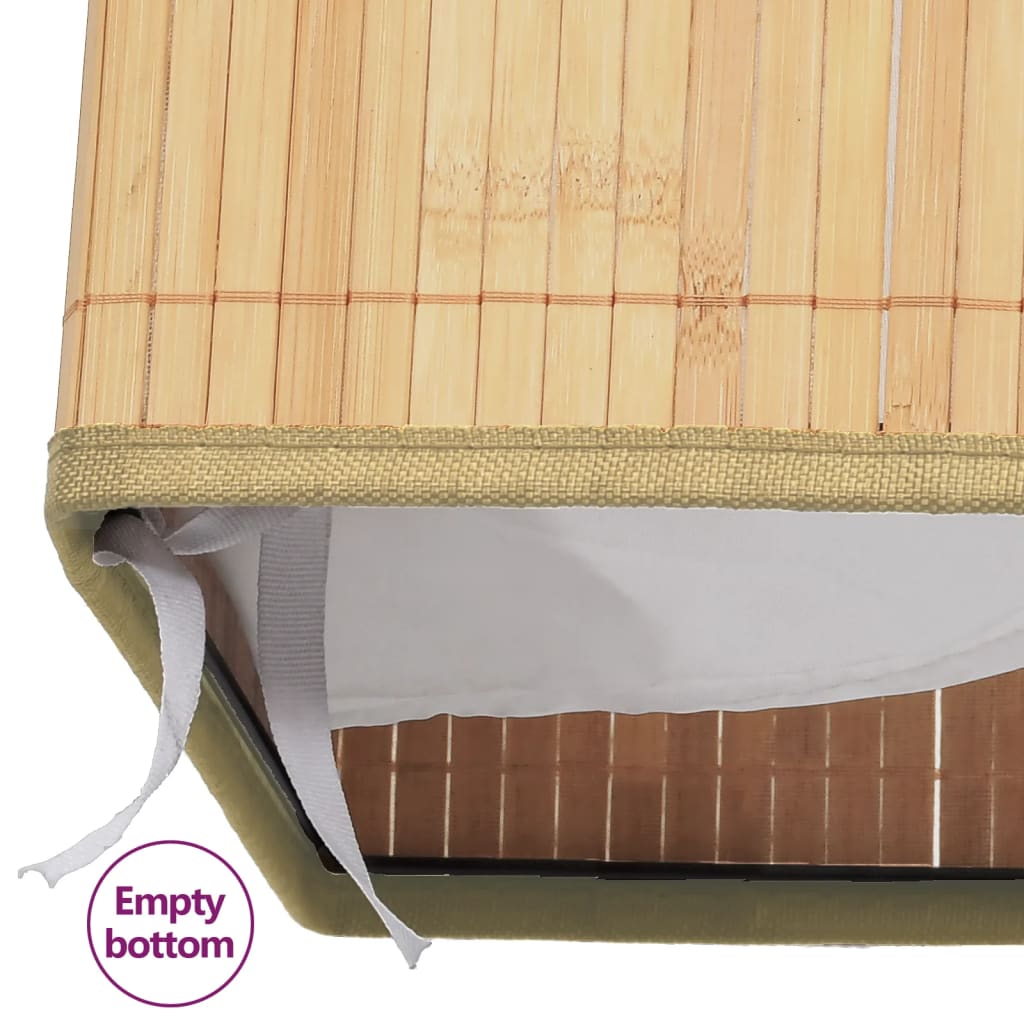 Caixas de arrumação 4 pcs bambu