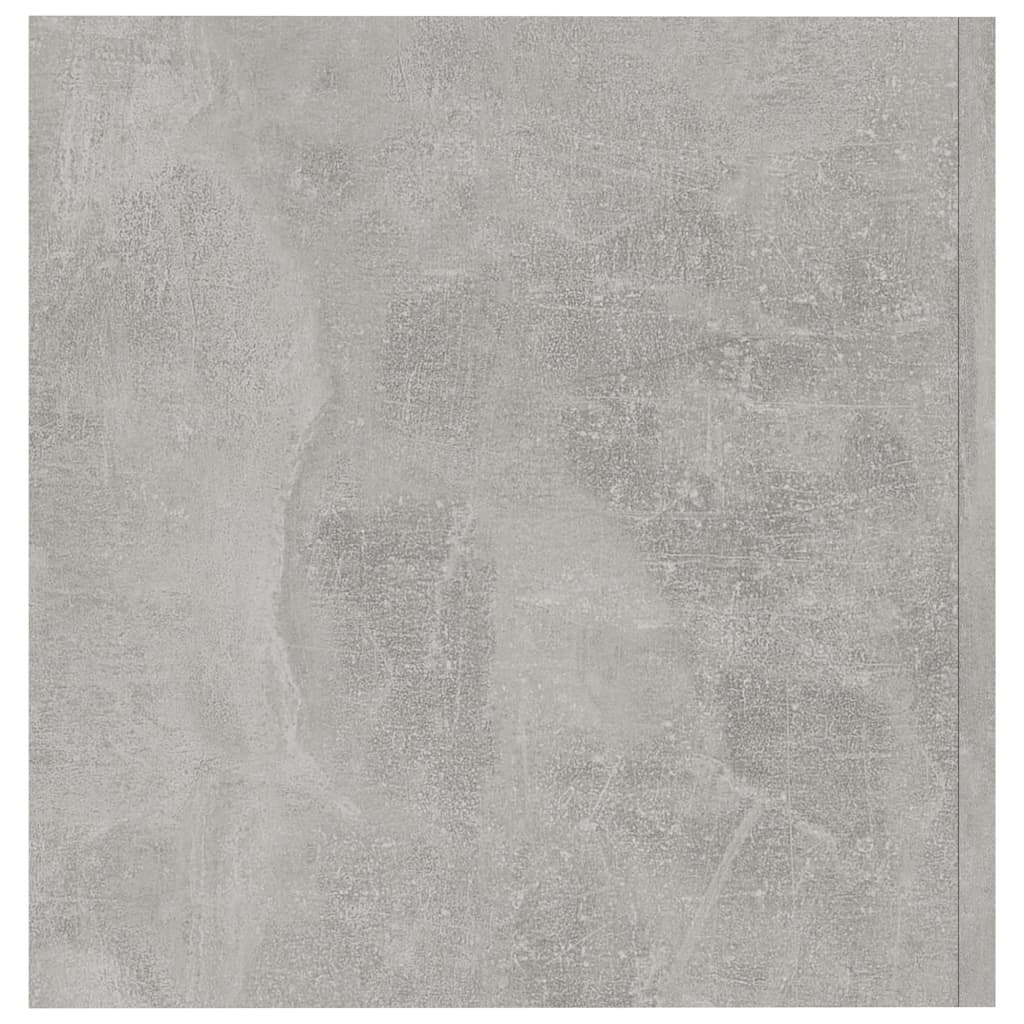 Armário de parede 80x39x40cm derivados madeira cinzento cimento