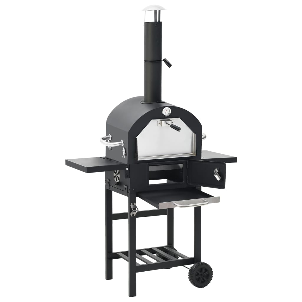 Forno para pizzas de exterior com pedra para pizza