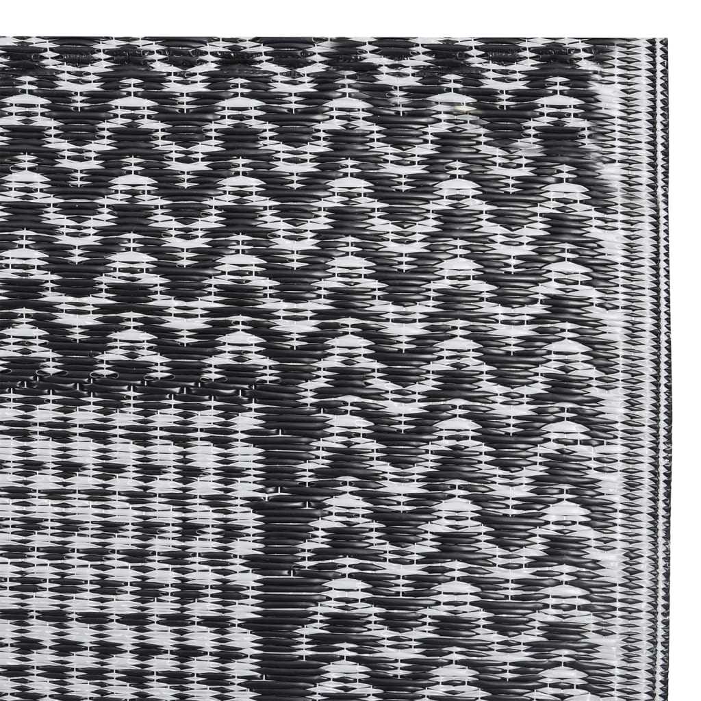 Tapete de exterior 80x150 cm PP cinzento