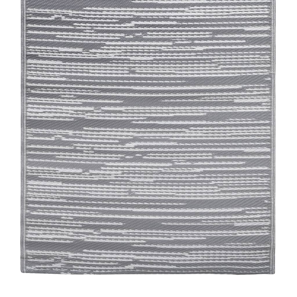 Tapete de exterior 80x150 cm ARAKIL PP cinzento