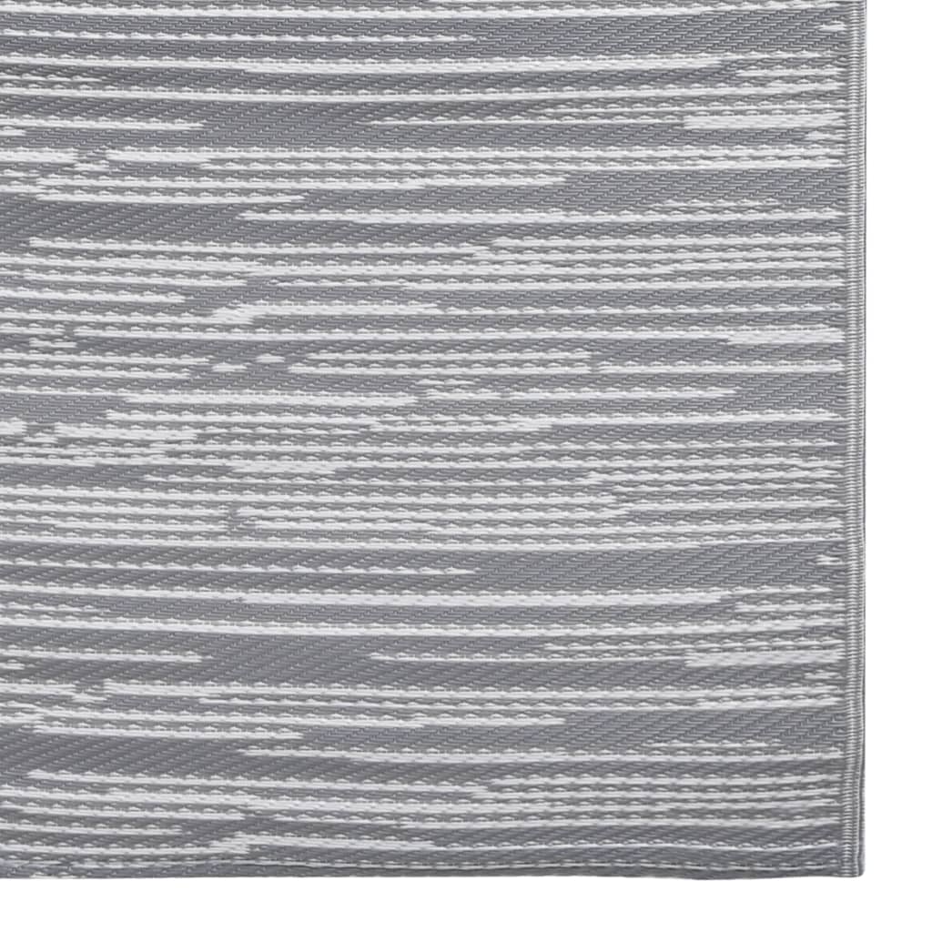 Tapete de exterior 80x150 cm ARAKIL PP cinzento