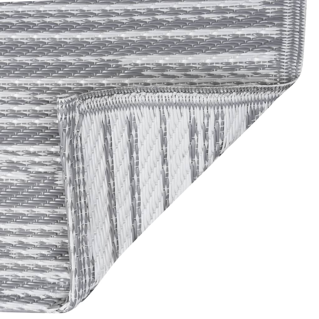 Tapete de exterior 80x150 cm ARAKIL PP cinzento