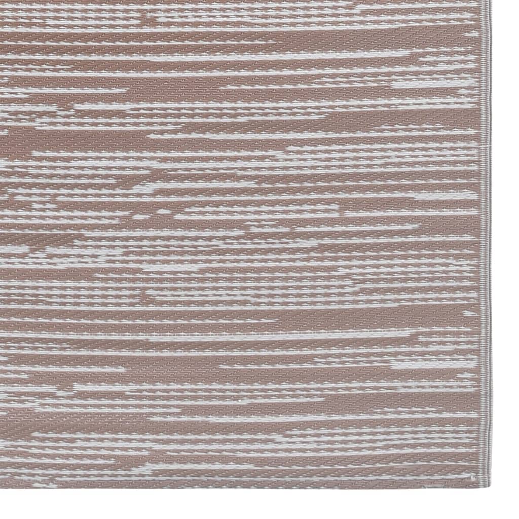 Tapete de exterior 120x180 cm ARAKIL PP castanho