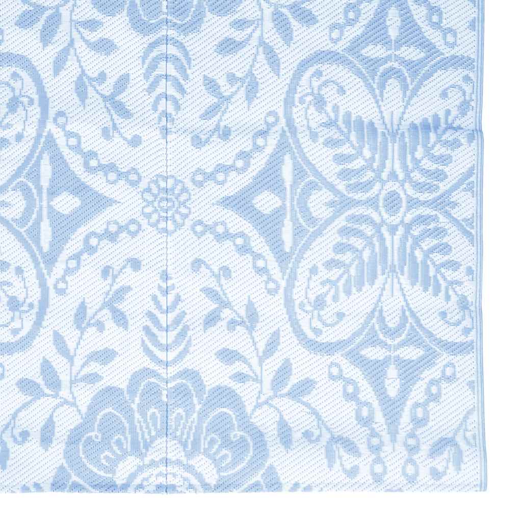 Tapete de exterior 160x230 cm ARAKIL PP azul-bebé