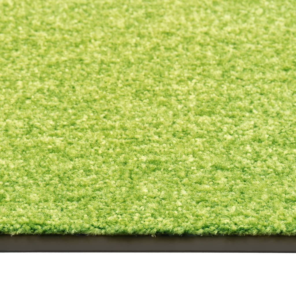 Tapete de porta lavável 120x180 cm verde