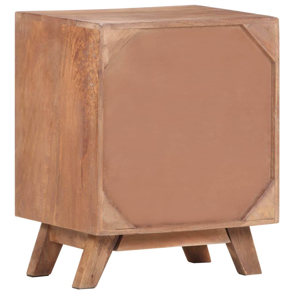 Mesa de cabeceira 40x30x50 cm madeira de mangueira maciça