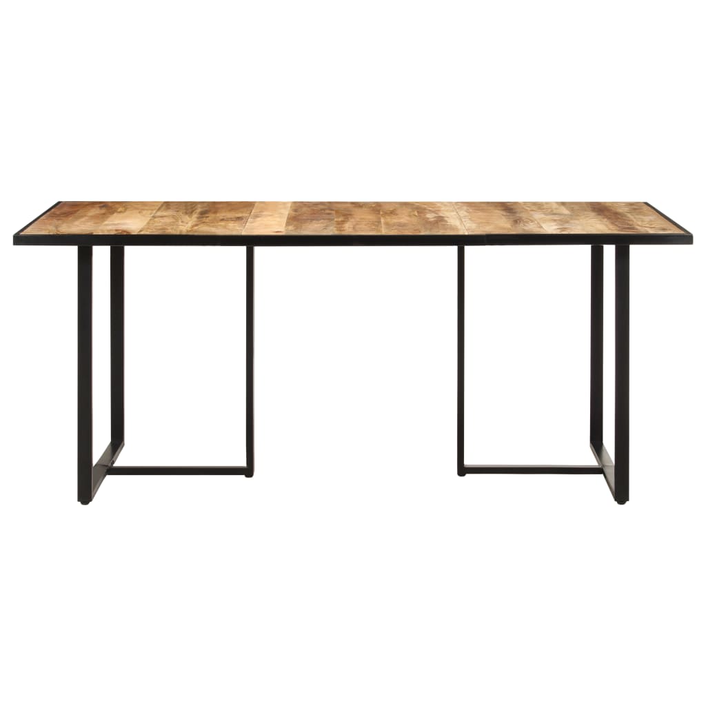 Mesa de jantar 180 cm madeira de mangueira áspera