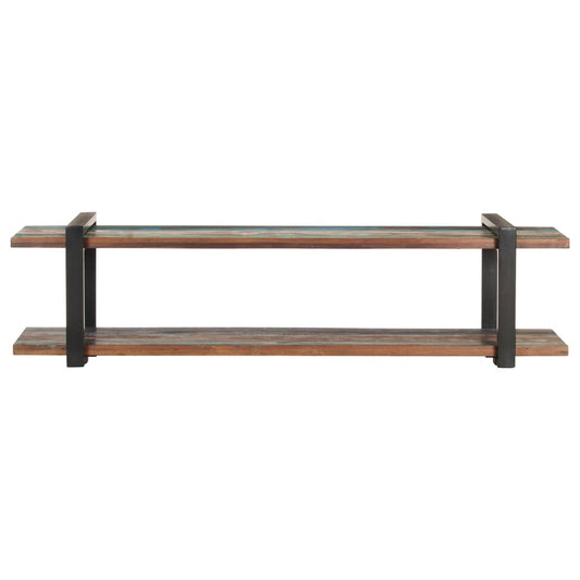 Móvel de TV madeira recuperada maciça