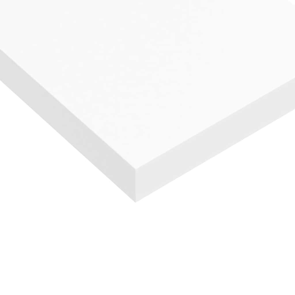 Prateleira de parede suspensa 50x23x3,8 cm MDF branco