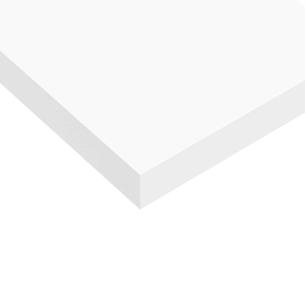 Prateleira de parede suspensa 90x23,5x3,8 cm MDF branco