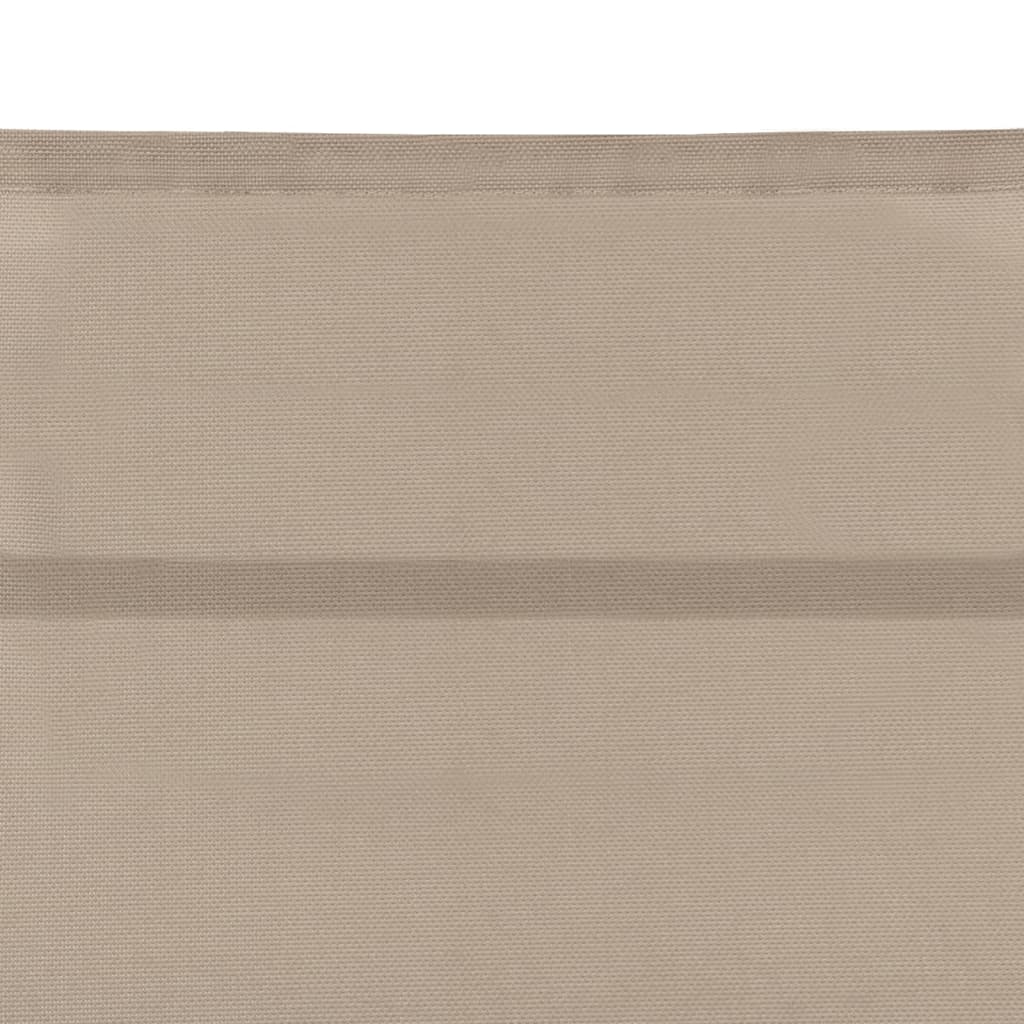 Espreguiçadeira textilene e alumínio cor creme