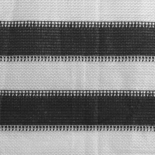 Tela varanda PEAD 90x300 cm antracite e branco