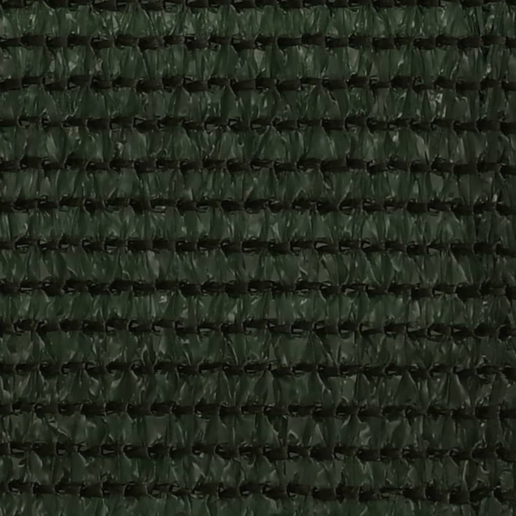 Tela de varanda 90x400 cm PEAD verde-escuro