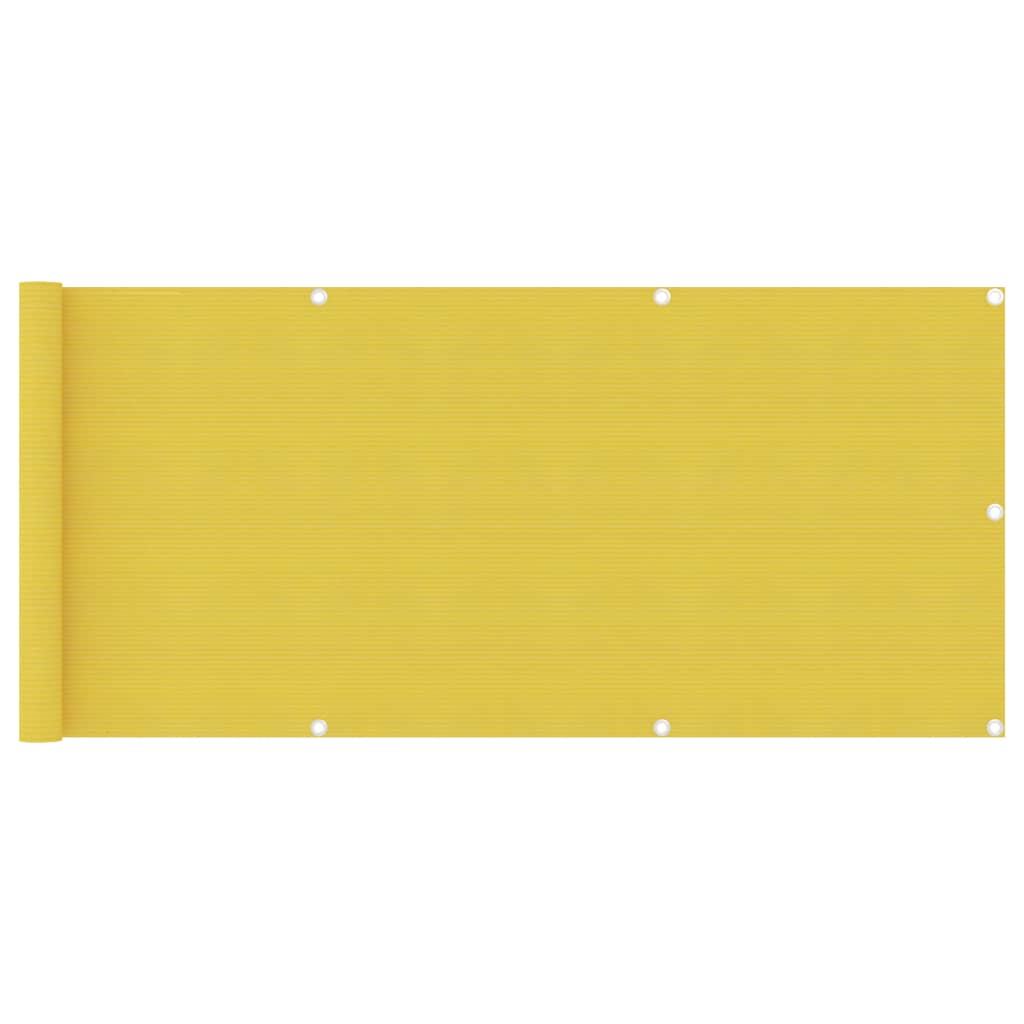 Tela varanda PEAD 75x400 cm amarelo