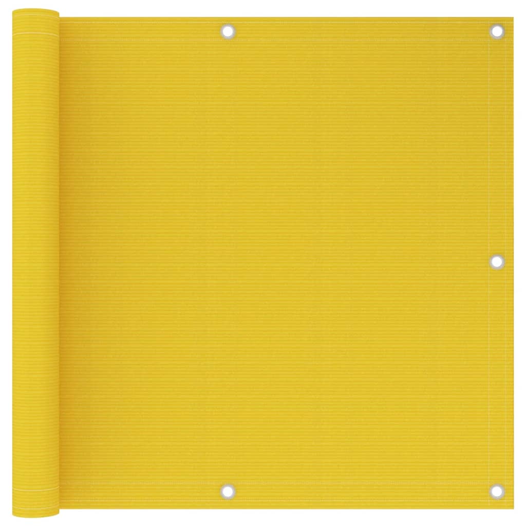 Tela de varanda 90x600 cm PEAD amarelo