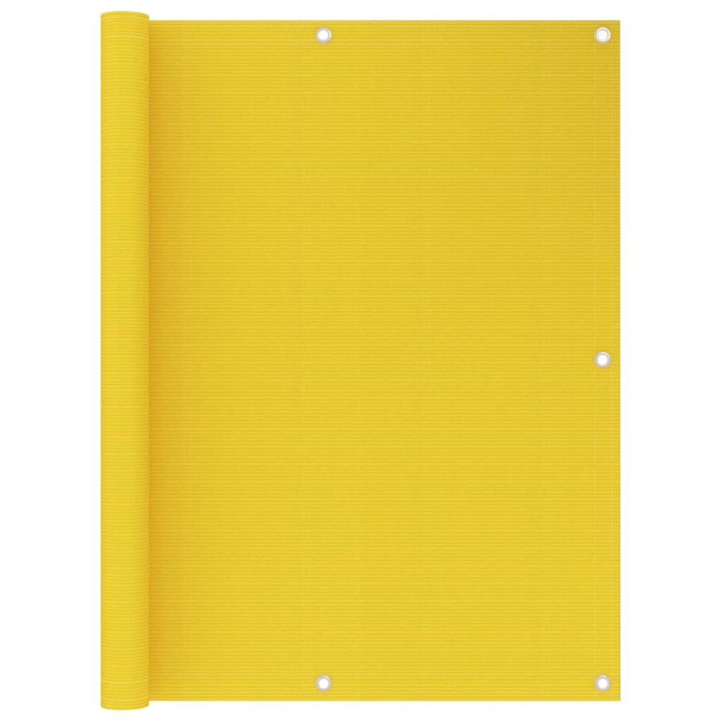 Tela de varanda 120x300 cm PEAD amarelo