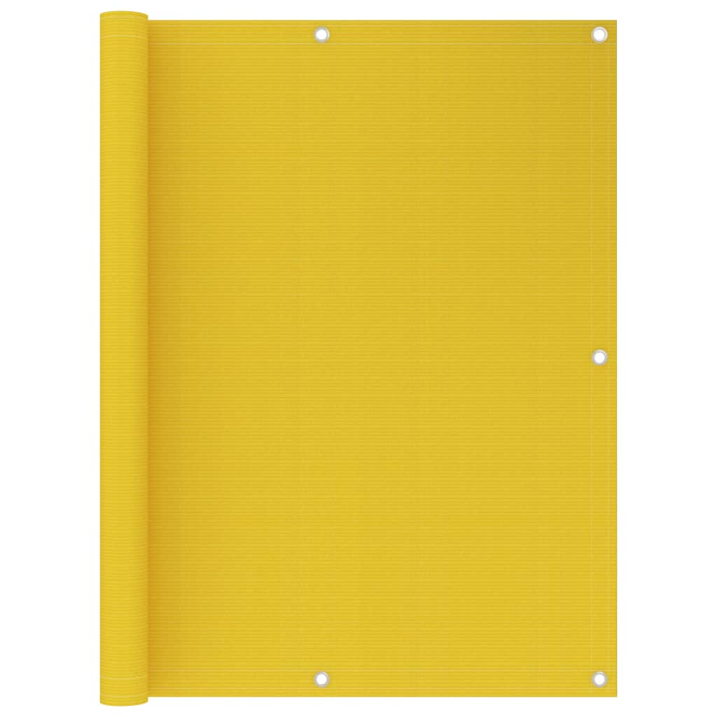 Tela de varanda 120x500 cm PEAD amarelo