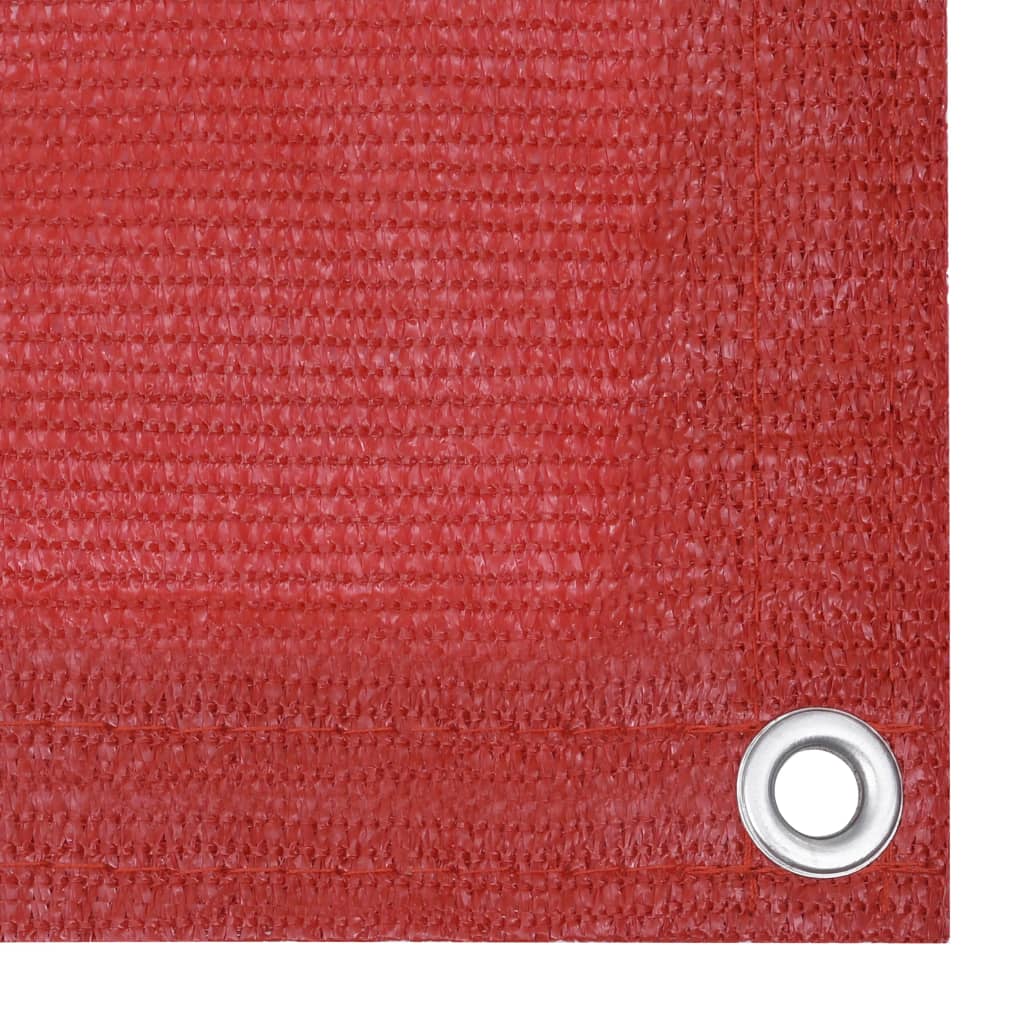 Tela de varanda 90x300 cm PEAD vermelho