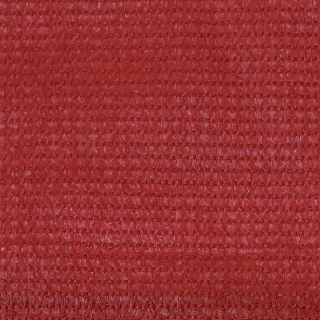 Tela de varanda 90x400 cm PEAD vermelho