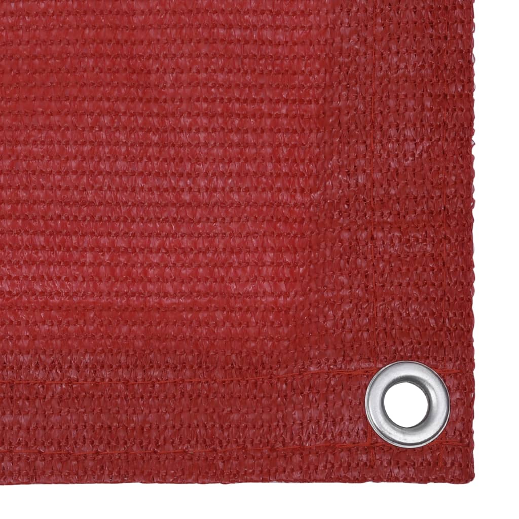 Tela de varanda 90x400 cm PEAD vermelho
