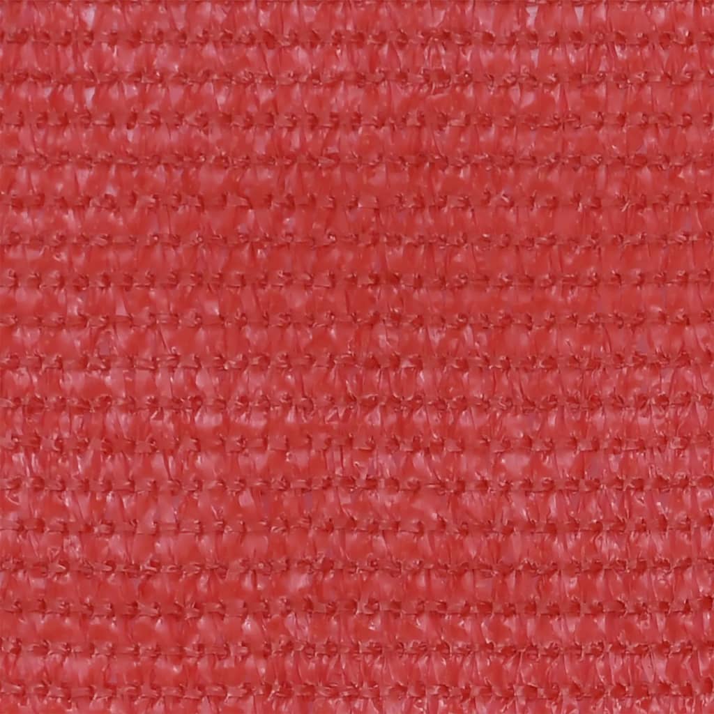 Tela de varanda 120x500 cm PEAD vermelho